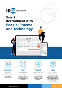 HRGO A5 Leaflet - People, Process & Tech (Packed in 50s)