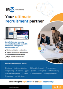 HRGO A5 Leaflet - Your Ultimate Recruitment Partner (Packed in 50s)