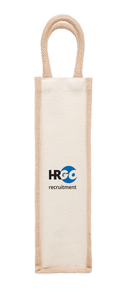 HRGO Natural Jute Wine Gift Bag (Packed in 100s)